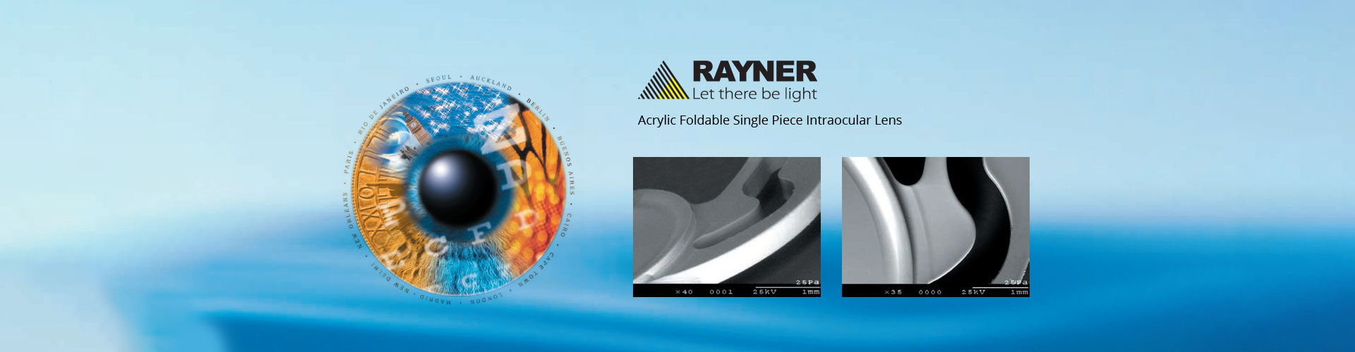 Rayner - Acrylic Foldable Single Piece Intraocular Lens